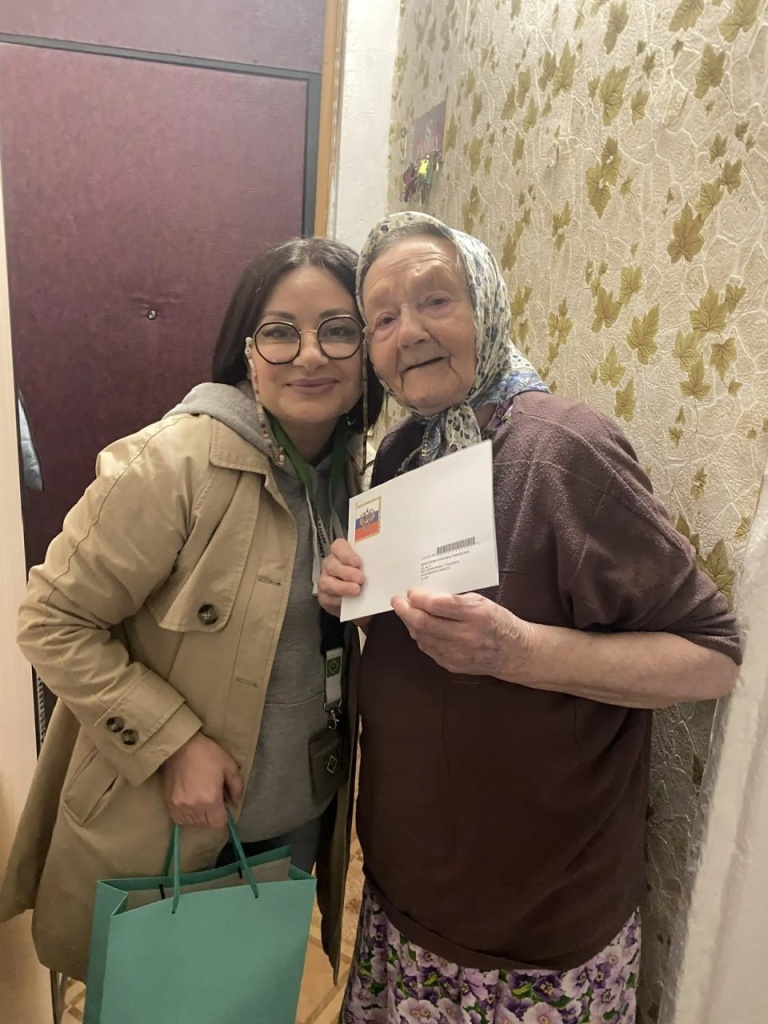 Уполномоченный главы Пушкинского округа поздравила с днями рождения тружениц тыла