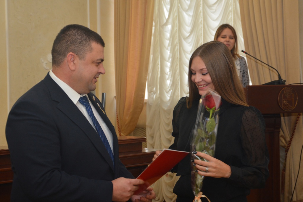 Андрей Дьяченко и Сергей Петрин вручили награды лучшим дорожникам Воронежа