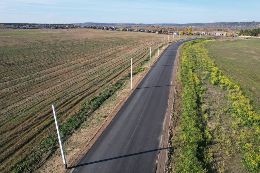В Ангарске завершается строительство объездной дороги в деревне Зуй